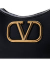 Roman Stud Strap V Logo Shoulder Bag Black - VALENTINO - BALAAN 8