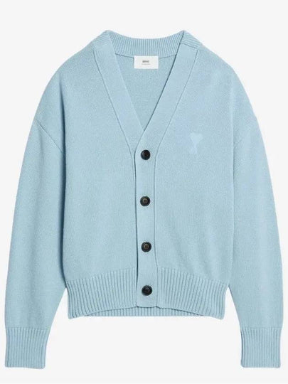 De Coeur Button Up Cardigan Sky Blue - AMI - BALAAN 2