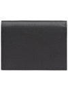 Saffiano Metal Logo Gold Fold Wallet Black - PRADA - BALAAN 3