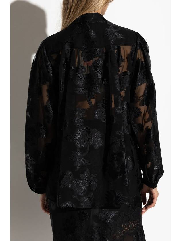 Etro Transparent Shirt, Women's, Black - ETRO - BALAAN 4