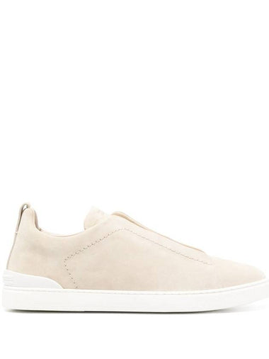 Zegna Triple Stitch Low Top Sneaker Shoes - ERMENEGILDO ZEGNA - BALAAN 1