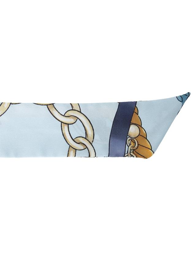 Bandeau Silk Scarf Blue - CHLOE - BALAAN 6