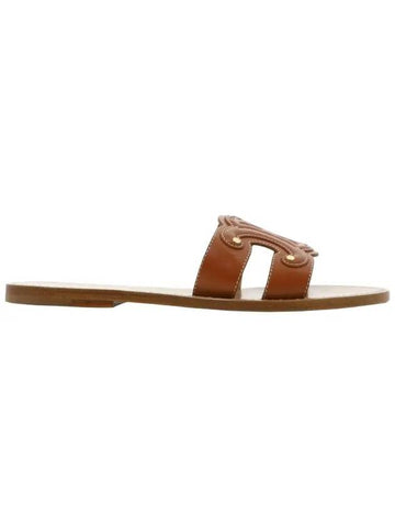 Triomphe Calfskin Mule Tan - CELINE - BALAAN 1