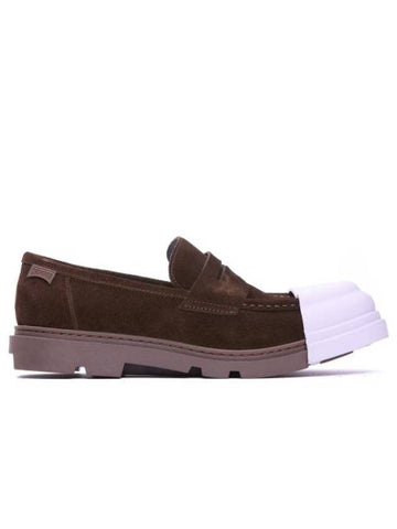 Men's Junction Nubuck Loafer Brown - CAMPER - BALAAN 1