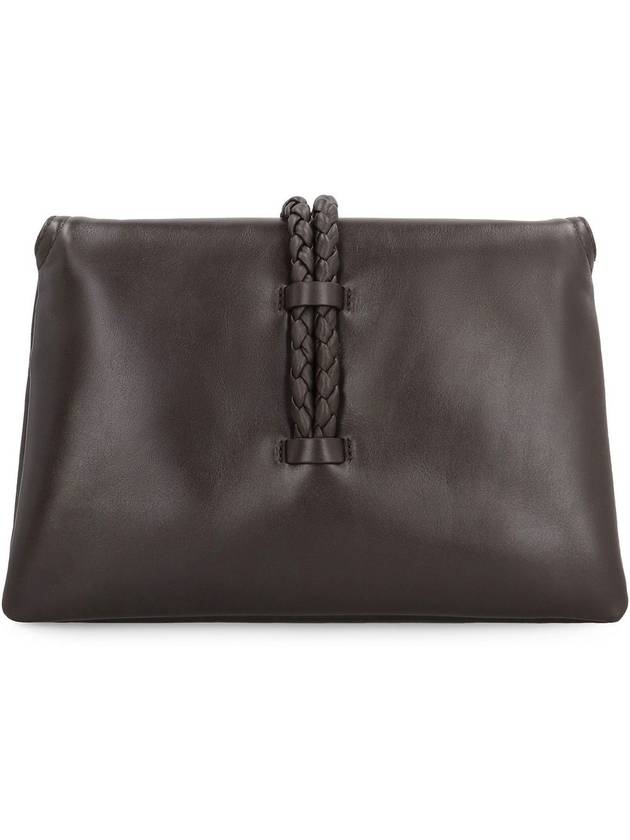 Liberta Small Leather Cross Bag Black - BOTTEGA VENETA - BALAAN 5