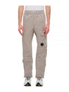 Twill Stretch Regular Utility Straight Pants Grey - CP COMPANY - BALAAN 2