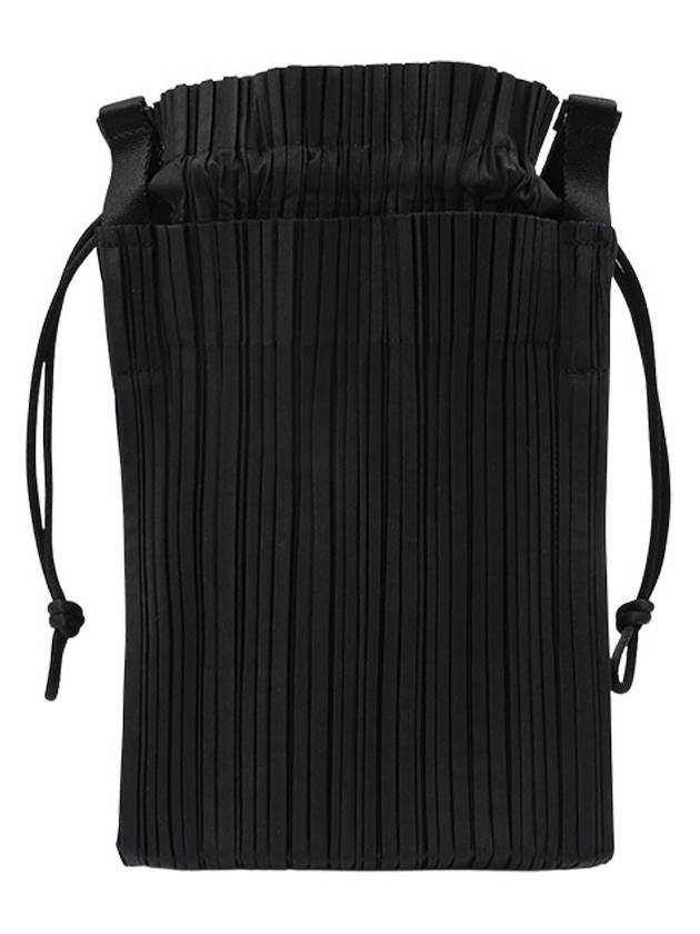 Square Pleats Bucket Bag Black - ISSEY MIYAKE - BALAAN 3