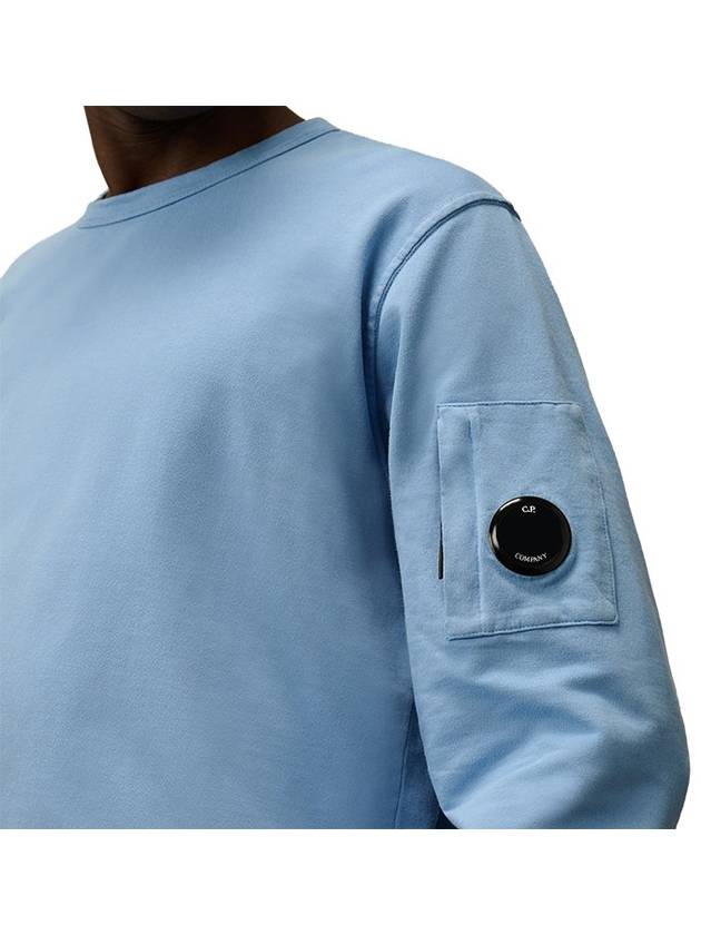 Lens Detail Sweatshirt Blue - CP COMPANY - BALAAN 6