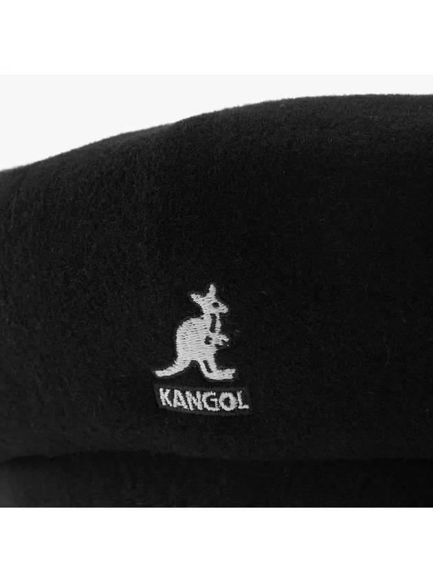 K3164HT BLACK 3164 Hawker Wool Hunting Cap - KANGOL - BALAAN 3