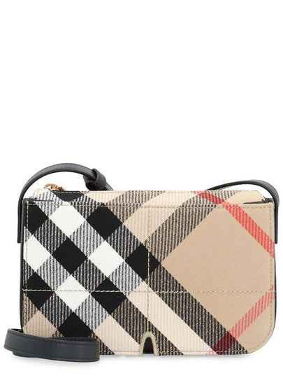 Snip Check Cross Bag Sand - BURBERRY - BALAAN 2