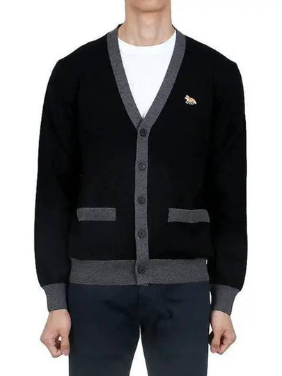 Baby Fox Patch Regular Cardigan Black - MAISON KITSUNE - BALAAN 2