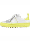 Contrast Accent Kiltie Durf Golf Spikeless Yellow White - G/FORE - BALAAN 4