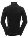 Luke Half Zip Up Mid Long Sleeve T-Shirt Black - J.LINDEBERG - BALAAN 4