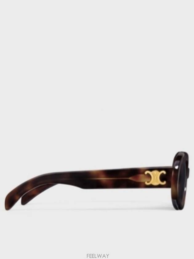 Eyewear Triomphe Acetate Sunglasses Blonde Havana - CELINE - BALAAN 4