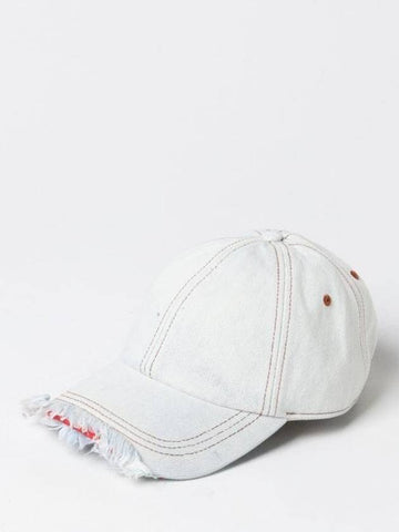 C Reep 1 Frayed Peak Denim Ball Cap Light Blue - DIESEL - BALAAN 1