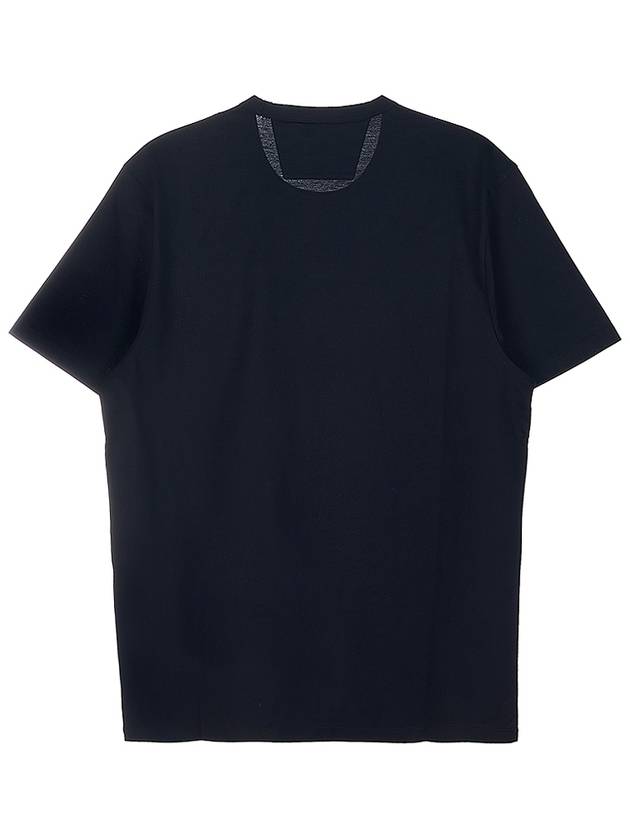 Men's Metropolis Pocket Jersey Short Sleeve T-Shirt Total Eclipse - CP COMPANY - BALAAN 3