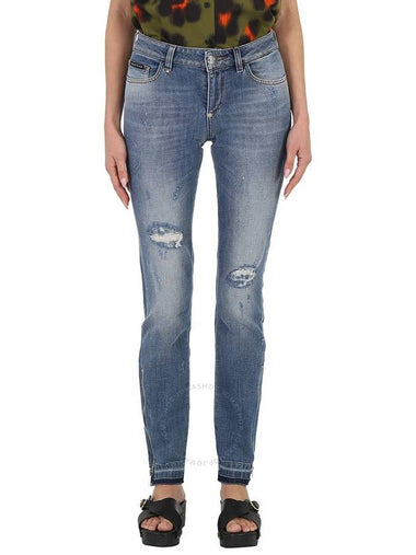 Philipp Plein Ladies Morgan Fit Angel Stretch Denim Jeans, Waist Size 27