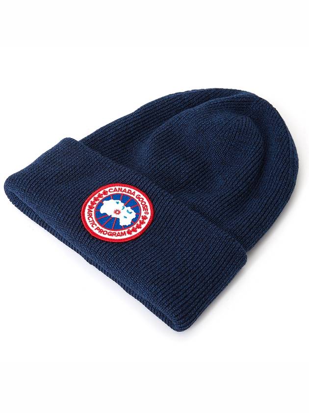 Arctic Disc Torque Wool Beanie Navy - CANADA GOOSE - BALAAN 4