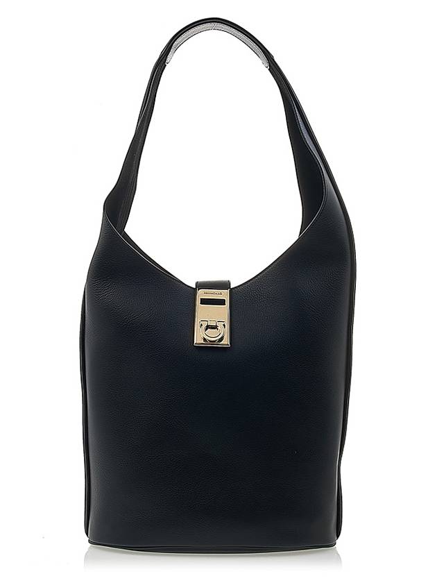 Gancini hobo shoulder bag 21 3995 NERO VITELLO 0764374 - SALVATORE FERRAGAMO - BALAAN 2