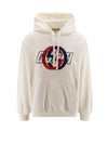 GG Interlocking Cotton Hoodie White - GUCCI - BALAAN 2