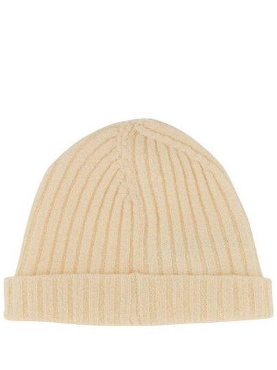 Rib Knit Beanie Ecru - JIL SANDER - BALAAN 2