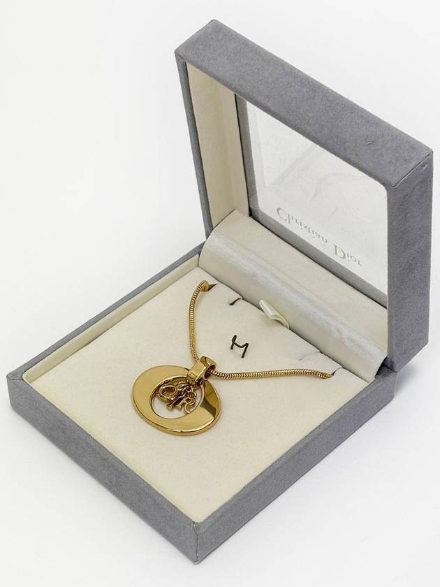 Gold initial necklace pendant 4VDIA21945 - DIOR - BALAAN 7