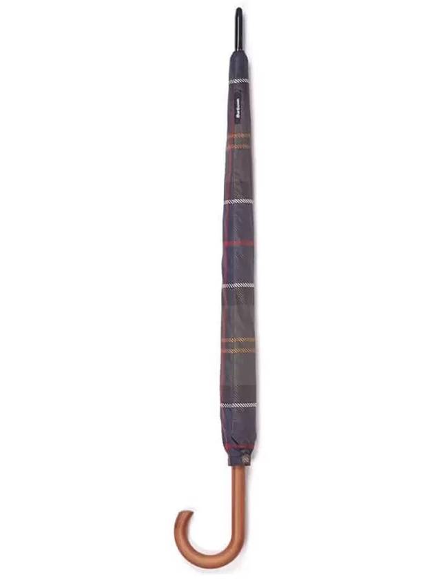 Tartan Check Umbrella Green - BARBOUR - BALAAN 3