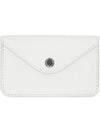 Envelope Goat Leather Coin Wallet White - LEMAIRE - BALAAN 1