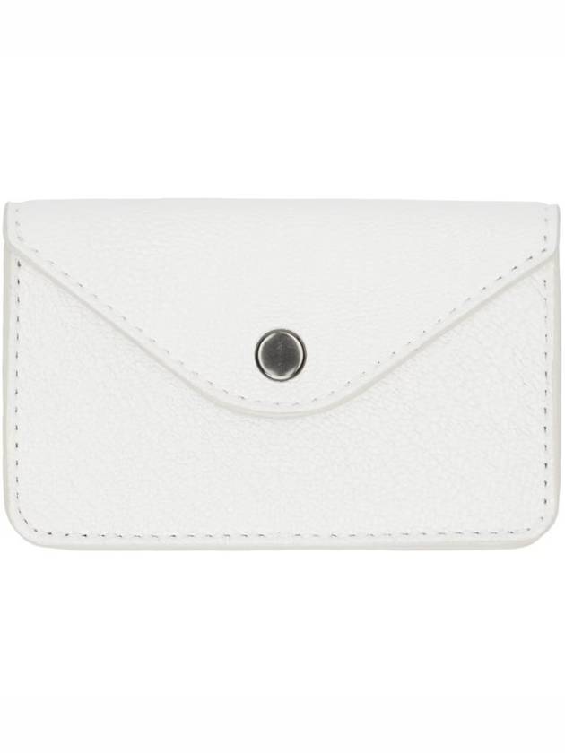 Envelope Goat Leather Coin Wallet White - LEMAIRE - BALAAN 1