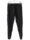 Stretch Cotton Tela Paracadute Cargo Straight Pants Black - STONE ISLAND - BALAAN 6