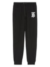 Monogram Track Pants Black - BURBERRY - BALAAN 5