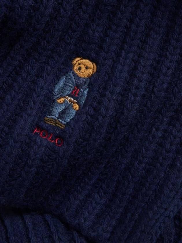 Teddy Bear Muffler Navy - POLO RALPH LAUREN - BALAAN 4