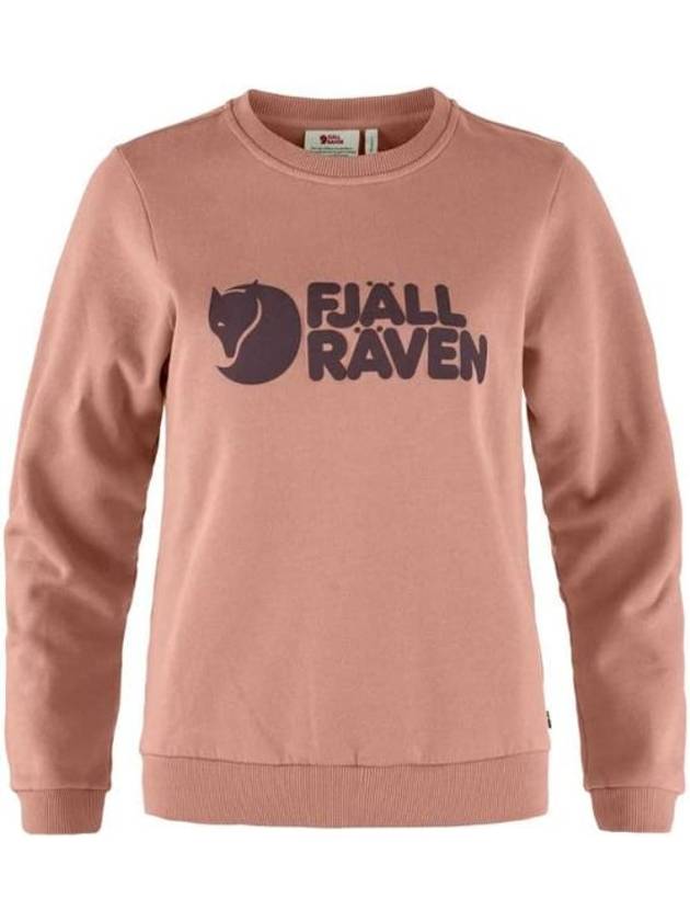 Women's Logo Sweater Dusty Rose Port - FJALL RAVEN - BALAAN 2