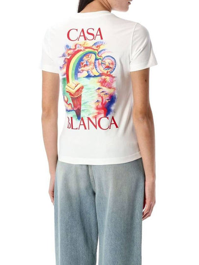 NATURE PRINT FITTED TEE - CASABLANCA - BALAAN 2