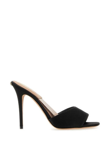 Satin Mule Black - VALENTINO - BALAAN 1