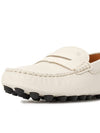 Gomino Moccasin Driving Shoes Cream - TOD'S - BALAAN 9