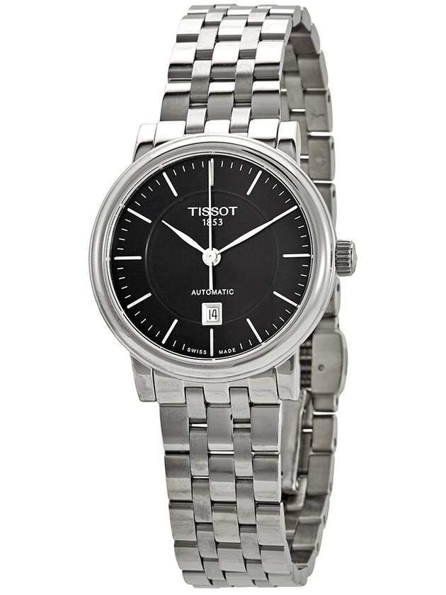 Tissot Carson Automatic Black Dial Ladies Watch T122.207.11.051.00 - TISSOT - BALAAN 1