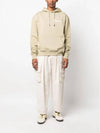 Chest Logo Print Classic Fit Cotton Hoodie Light Khaki - JACQUEMUS - BALAAN 5