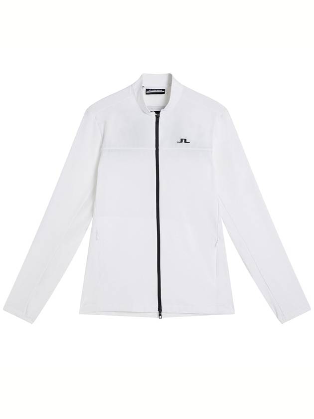 Men's Jeff Hybrid Zip-Up Jacket White - J.LINDEBERG - BALAAN 2