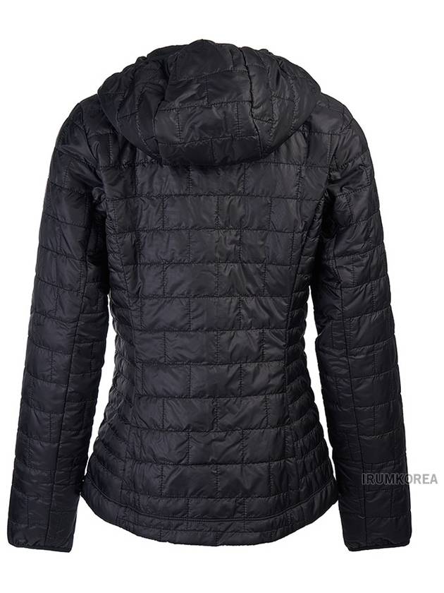 Women's Nano Puff Hooded Jacket Black - PATAGONIA - BALAAN 4