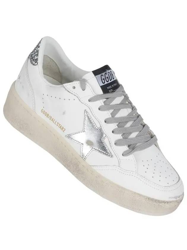 Ball Star 2 Glitter Low Top Sneakers White - GOLDEN GOOSE - BALAAN 2