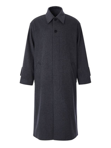 Oversized Balmacan Cashmere Wool Coat Gray MCO2080 - IFELSE - BALAAN 1