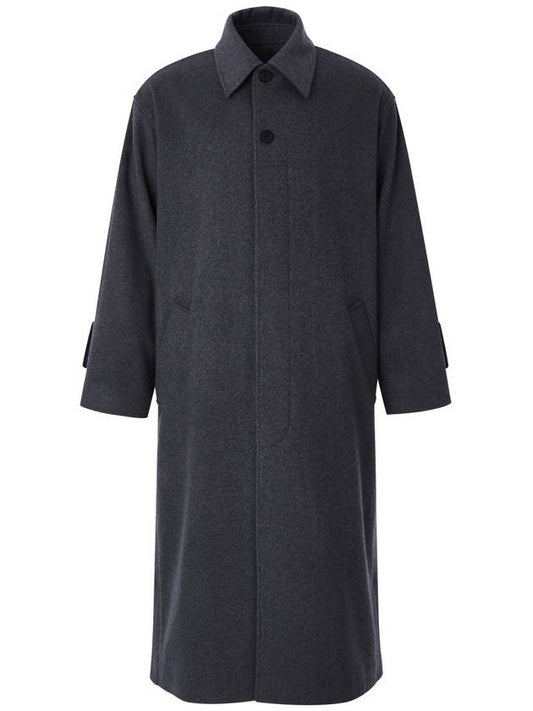 Oversized Balmacan Cashmere Wool Coat Gray MCO2080 - IFELSE - BALAAN 2