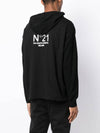 Numeroventuno logoprint tshirt docking longsleeve wool hoodie - Nº 21 - BALAAN 3