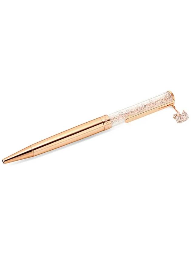 Crystalline Swan Ballpoint Pen Rose Gold - SWAROVSKI - BALAAN 4