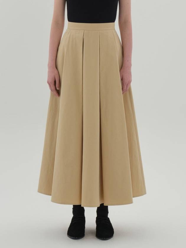 magaly pleats skirt yellow beige - JUN BY JUN K - BALAAN 1