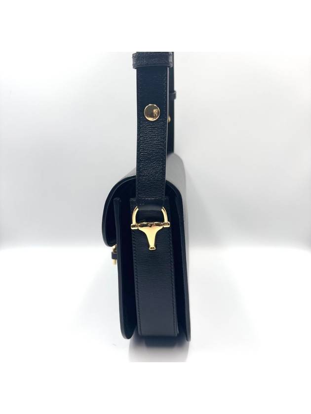 Horsebit 1955 shoulder bag small black - GUCCI - BALAAN 2