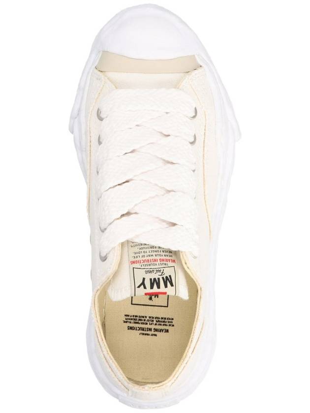 Hank OG Sole Low Top Sneakers White - MAISON MIHARA YASUHIRO - BALAAN 4