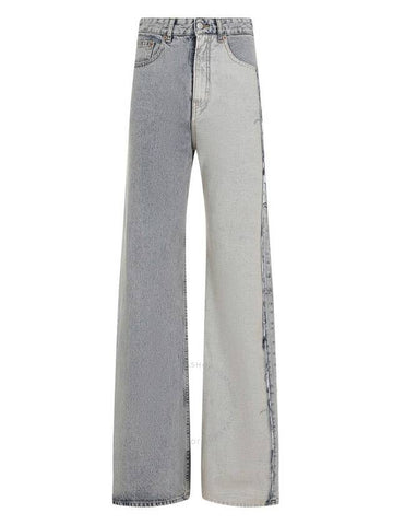 MM6 Maison Margiela 5 Pockets Pants in Light Blue, Size 25" - MAISON MARGIELA - BALAAN 1