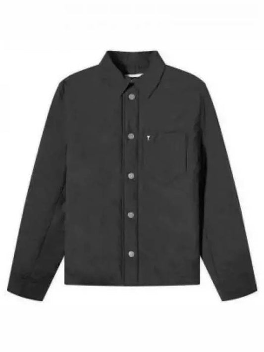 De Coeur Padded Over Long Sleeve Shirt Black - AMI - BALAAN 2